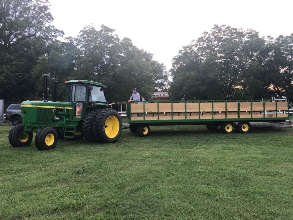 4430 John Deere with Wagon