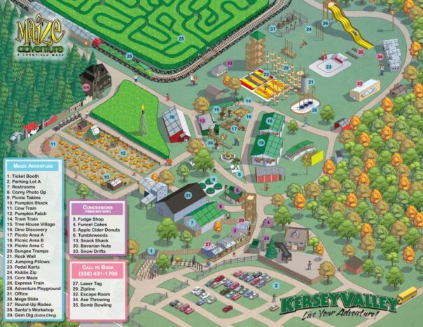 Kersey Valley Farm Map